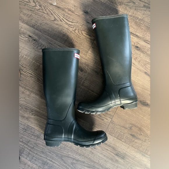 Hunter green 💚 tall original Hunter rain boots - Picture 5 of 9